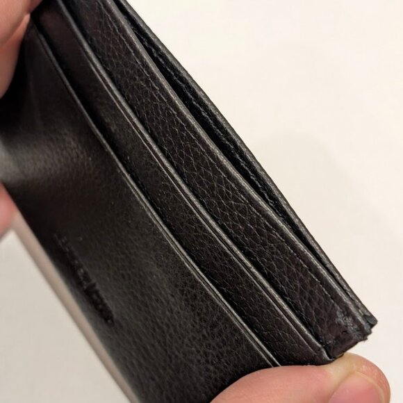 Calvin Klein Black Leather Cardholder - Picture 7 of 7